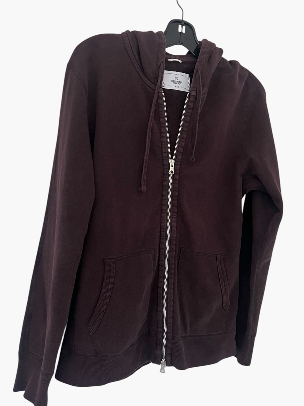Reigning Champ Men's Midweight Zip-Up Hoodie
Jacket In Brown Color Size M